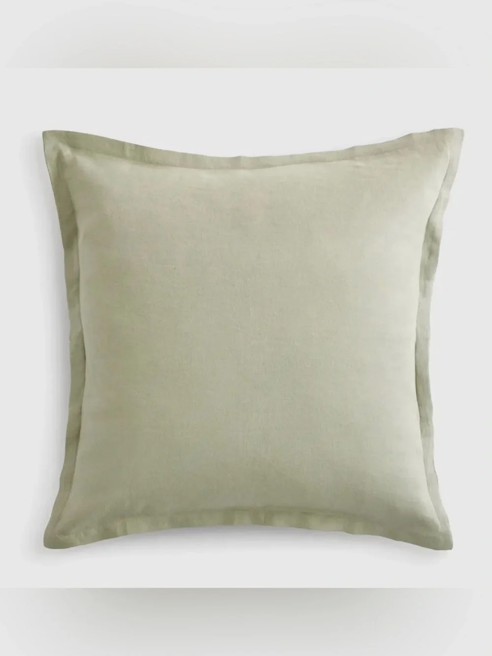 NWOT Quince European Linen Euro Sham, 26 X 26 (Willowleaf)
